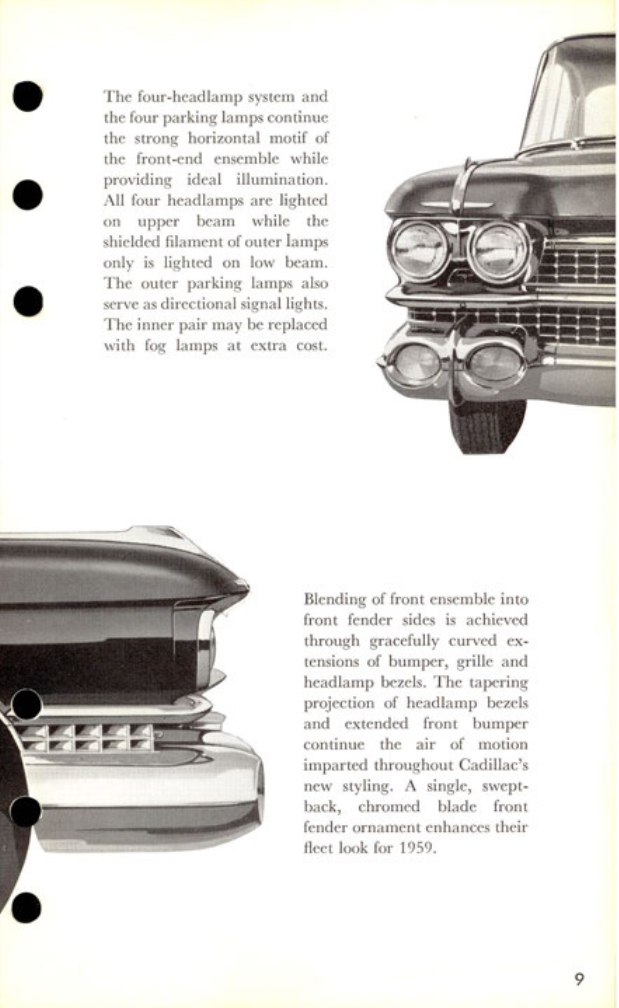 1959 Cadillac Salesmans Data Book Page 21